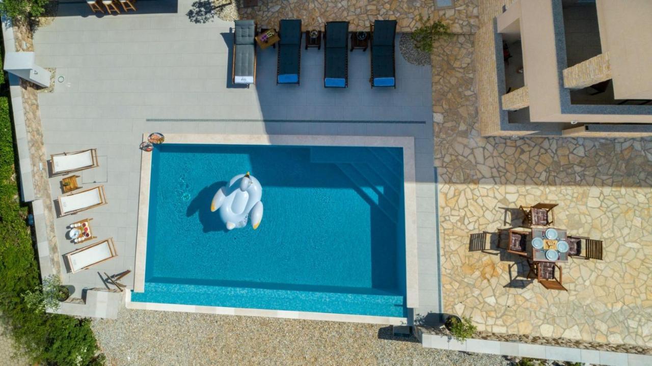 Luxury Villa Allen With Pool Klimno Buitenkant foto
