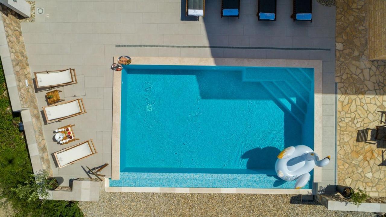 Luxury Villa Allen With Pool Klimno Buitenkant foto