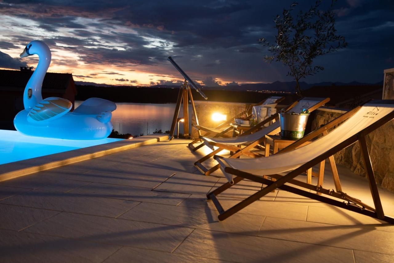 Luxury Villa Allen With Pool Klimno Buitenkant foto