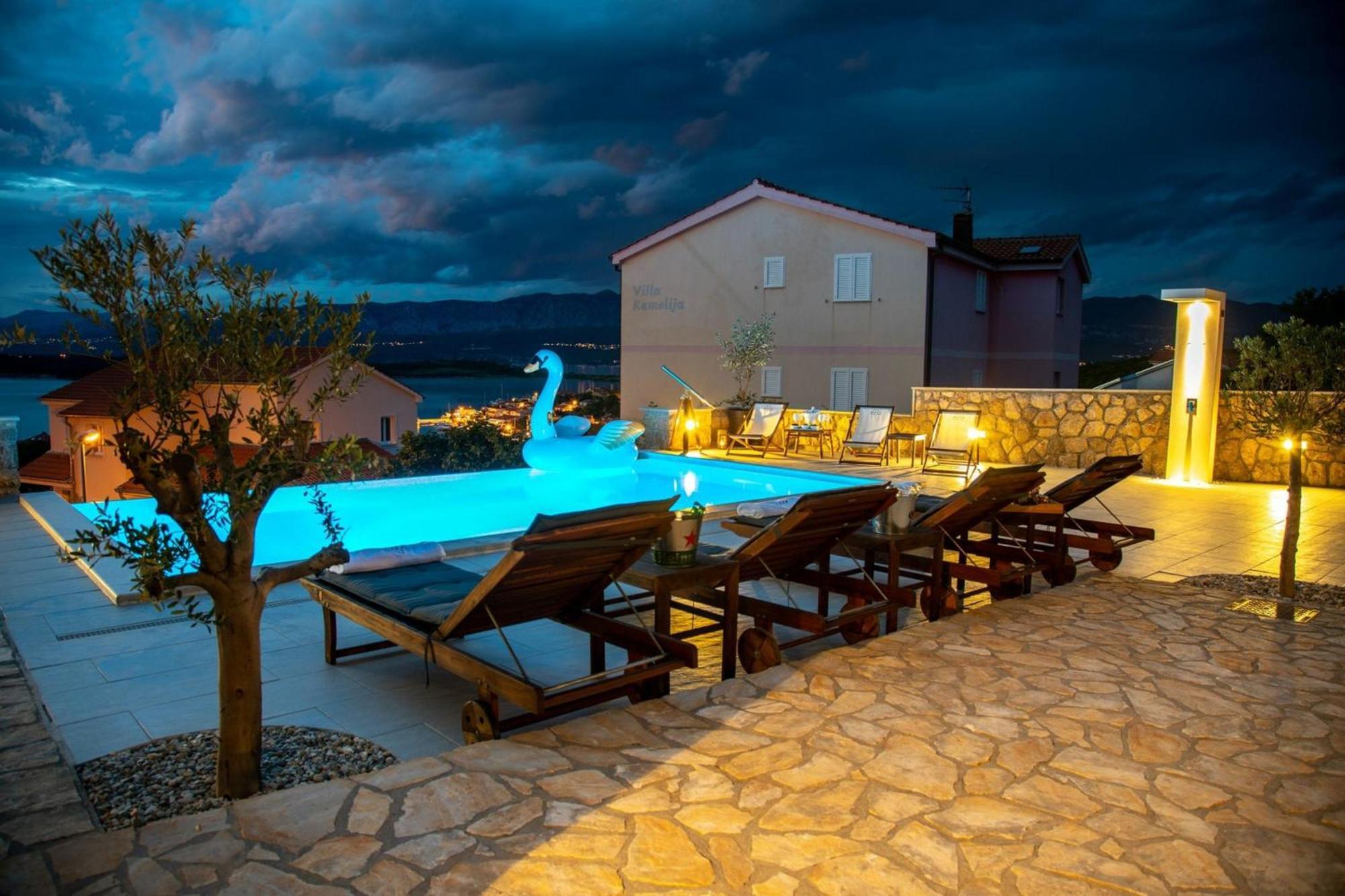 Luxury Villa Allen With Pool Klimno Kamer foto